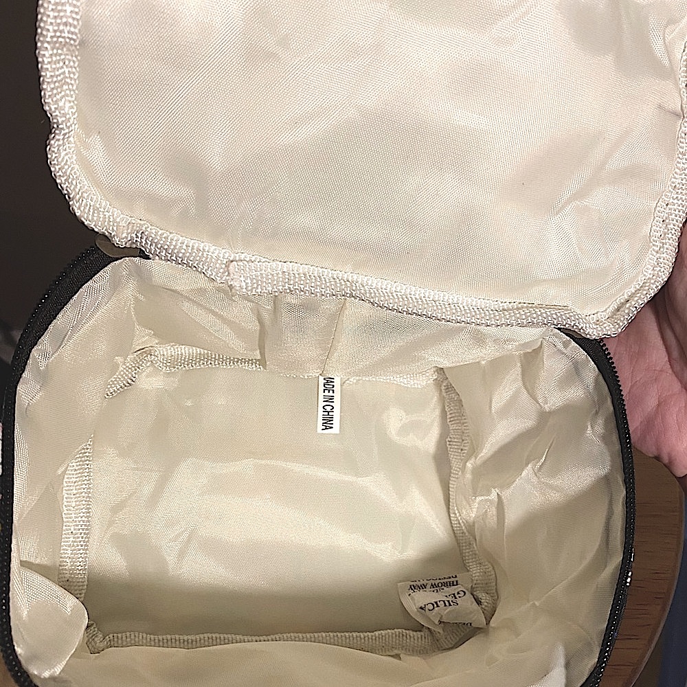SLOTH Zippered Canvas MakeUp Bag with Handle - Picture 3 of 3